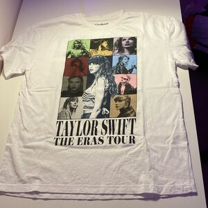 White Taylor Swift ERAS TOUR shirt size small